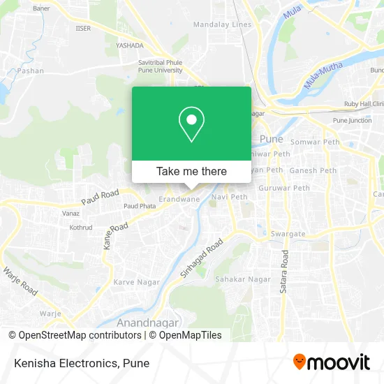 Kenisha Electronics map