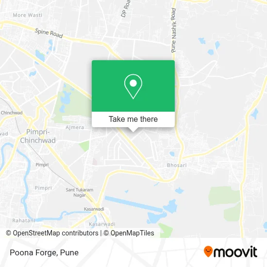 Poona Forge map
