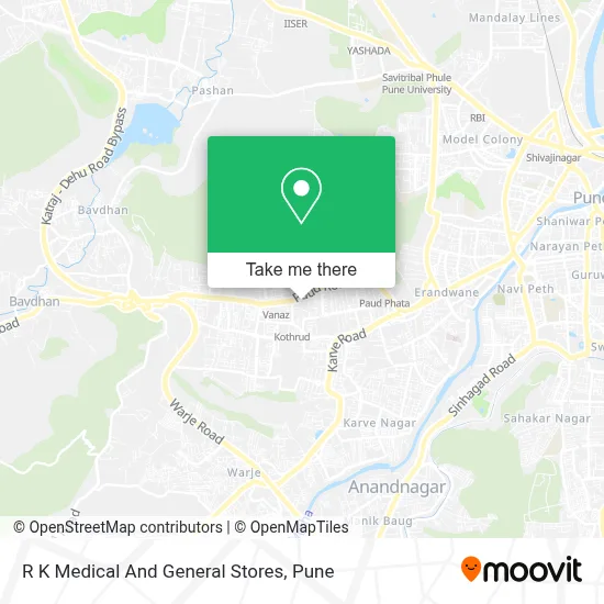 R K Medical And General Stores map
