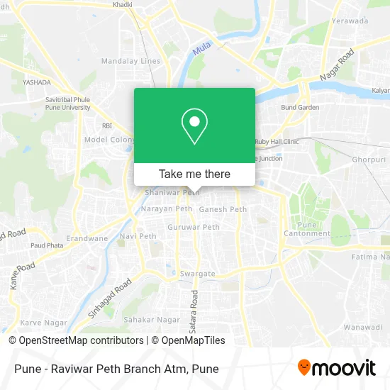 Pune - Raviwar Peth Branch Atm map
