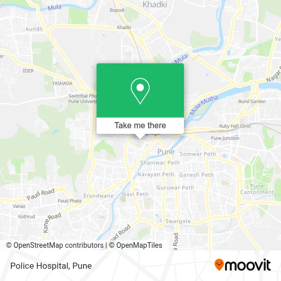 Police Hospital map
