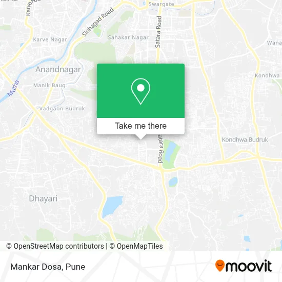 Mankar Dosa map