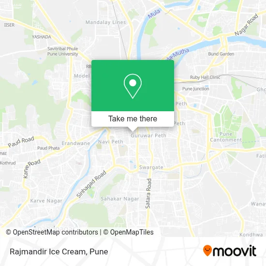 Rajmandir Ice Cream map
