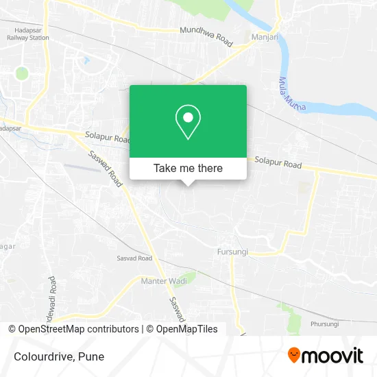 Colourdrive map