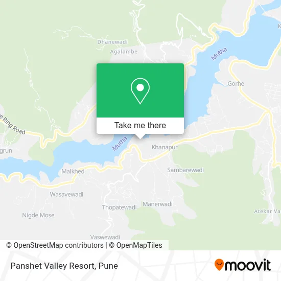 Panshet Valley Resort map