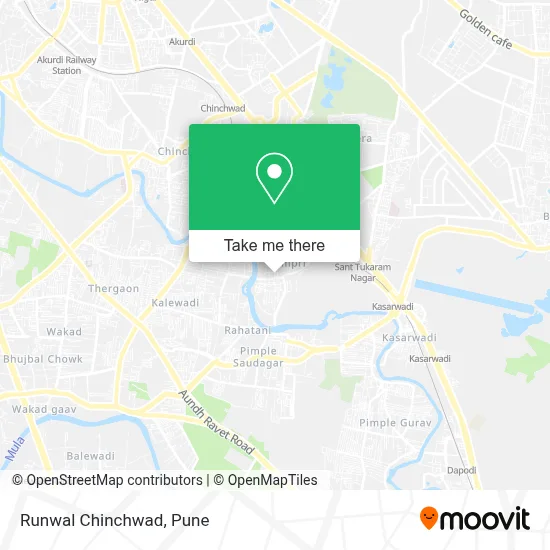 Runwal Chinchwad map