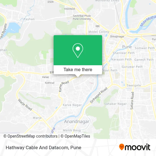 Hathway Cable And Datacom map
