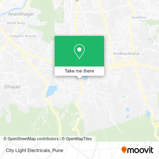 City Light Electricals map