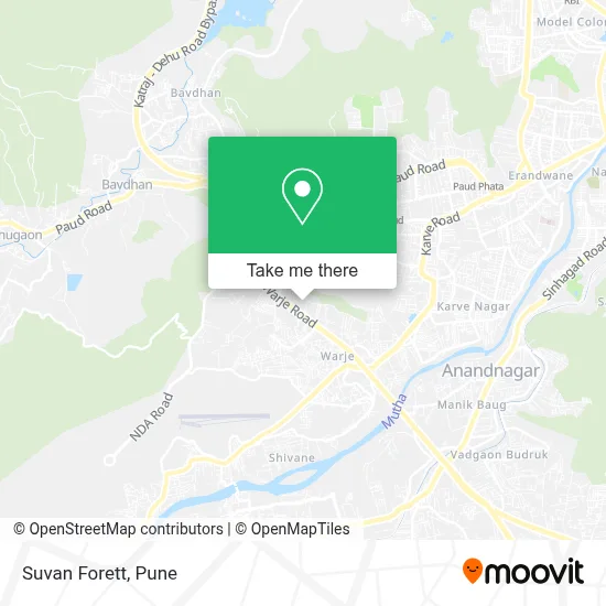 Suvan Forett map