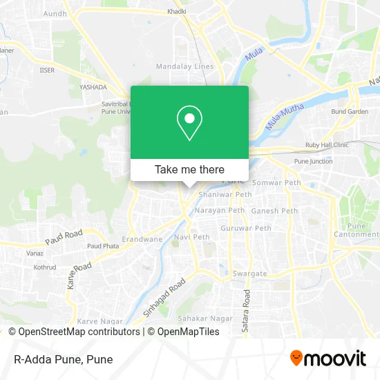 R-Adda Pune map