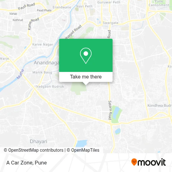 A Car Zone map