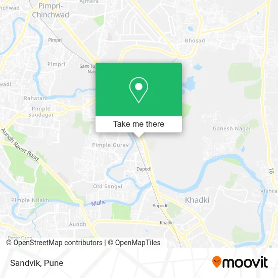 Sandvik map