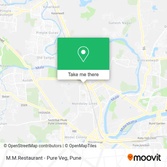 M.M.Restaurant - Pure Veg map
