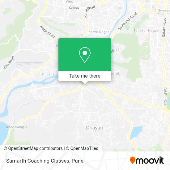 Samarth Coaching Classes map