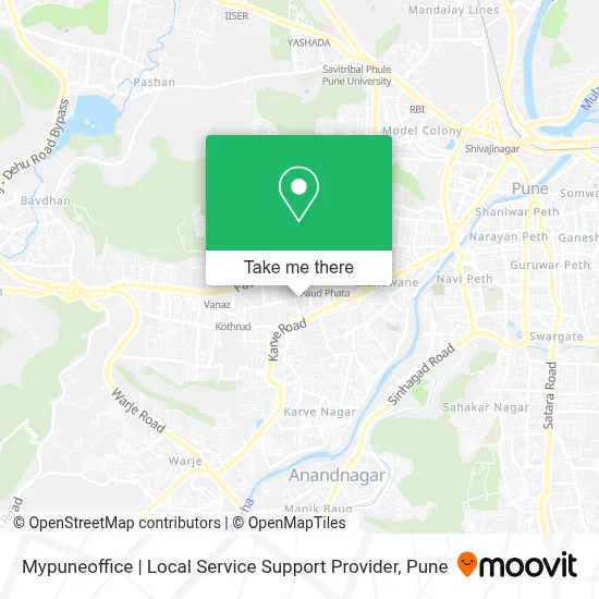 Mypuneoffice | Local Service Support Provider map