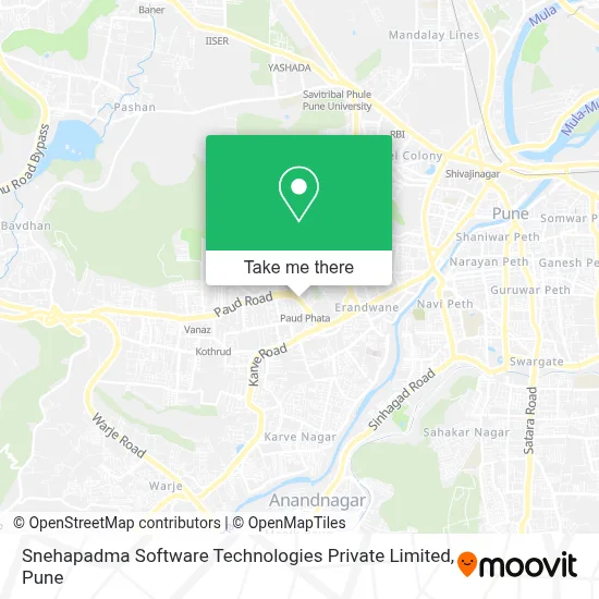 Snehapadma Software Technologies Private Limited map