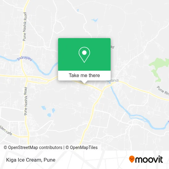 Kiga Ice Cream map
