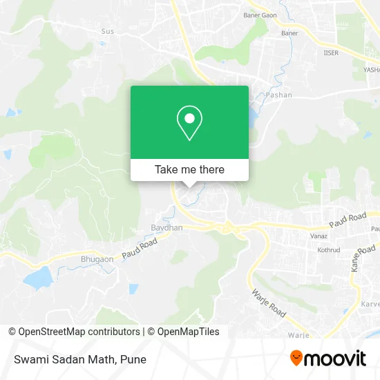 Swami Sadan Math map