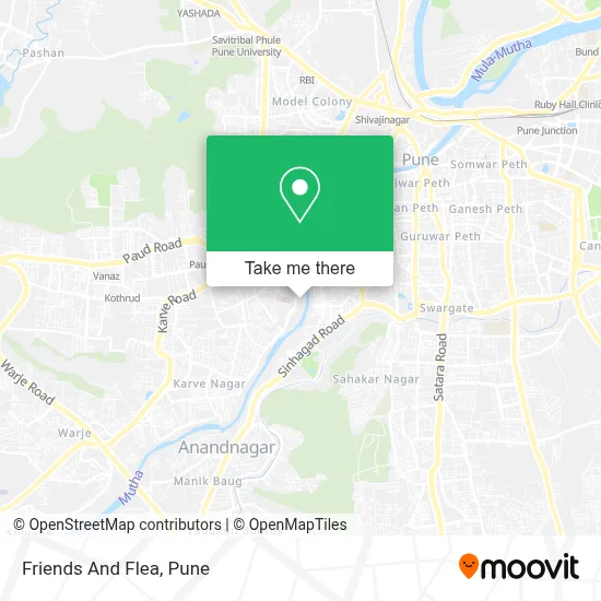 Friends And Flea map