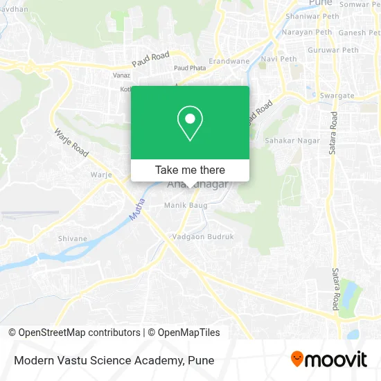 Modern Vastu Science Academy map