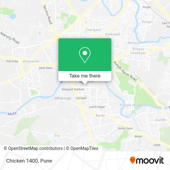 Chicken 1400 map