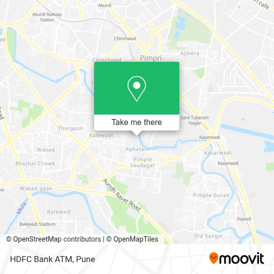 HDFC Bank Atm map
