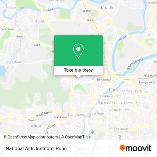 National Aids Institute map