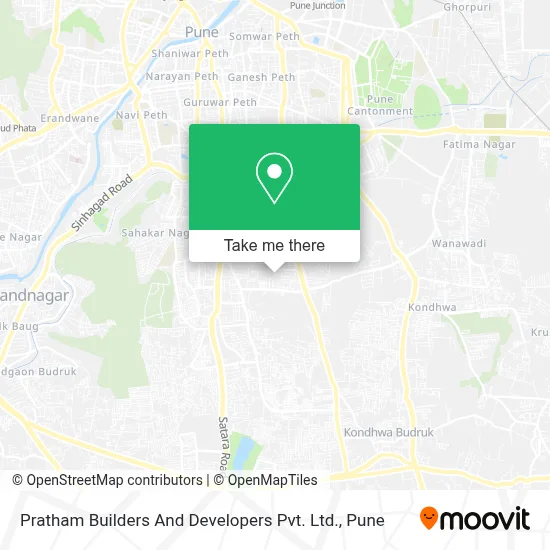 Pratham Builders And Developers Pvt. Ltd. map