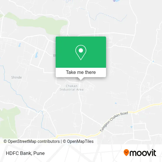 HDFC Bank map