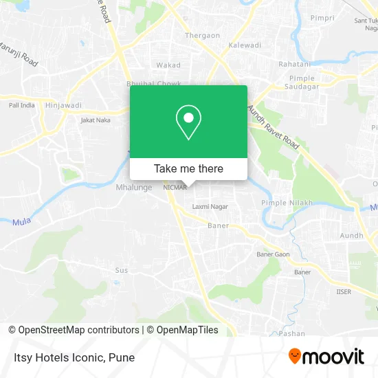 Itsy Hotels Iconic map