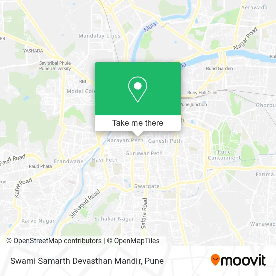 Swami Samarth Devasthan Mandir map
