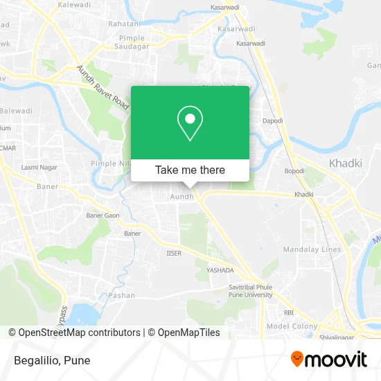 Begalilio map