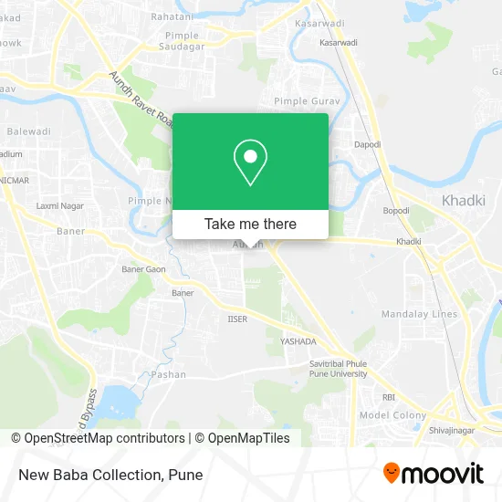 New Baba Collection map