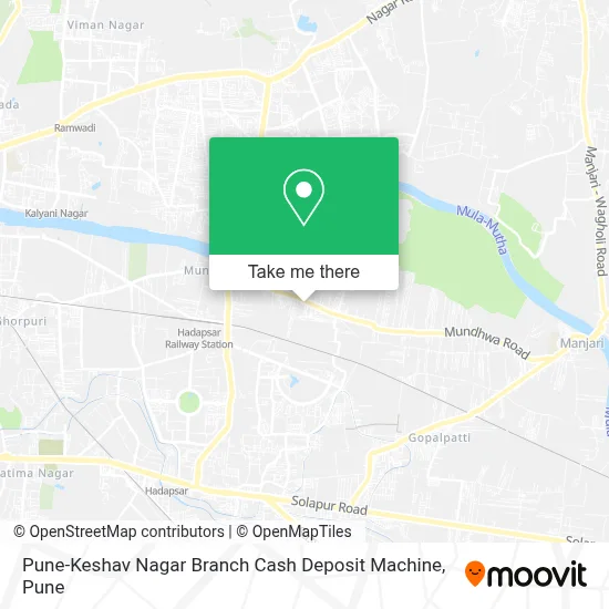 Pune-Keshav Nagar Branch Cash Deposit Machine map