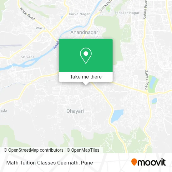 Math Tuition Classes Cuemath map