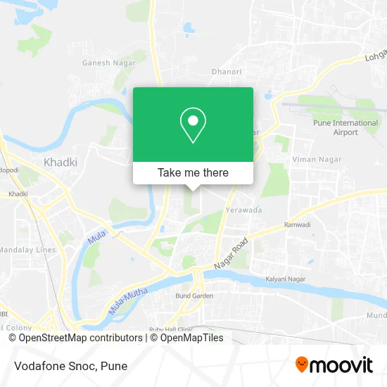 Vodafone Snoc map