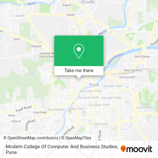 Modern College Of Computer And Business Studies map