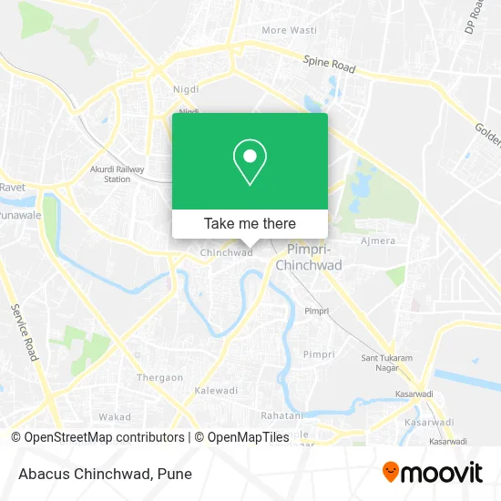 Abacus Chinchwad map