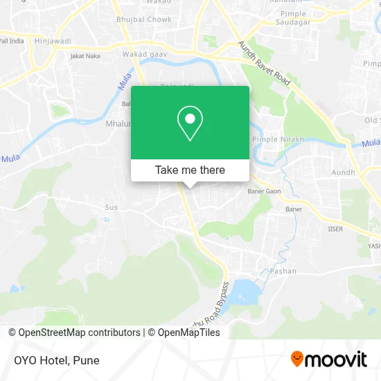 Oyo Hotel map