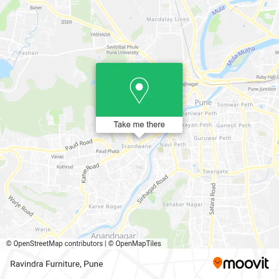 Ravindra Furniture map