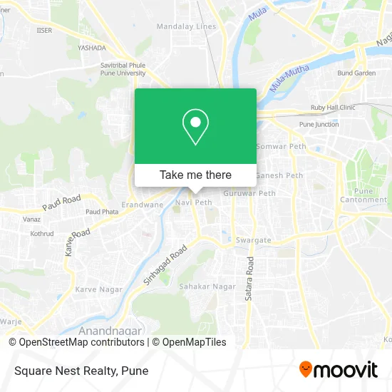 Square Nest Realty map
