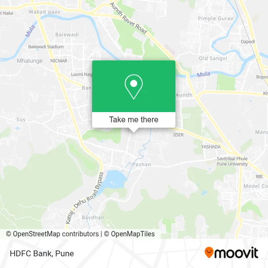 HDFC Bank map