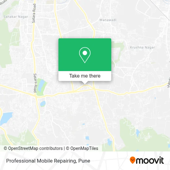 Professional Mobile Repairing map