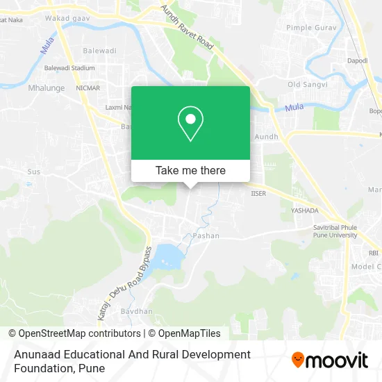 Anunaad Educational And Rural Development Foundation map