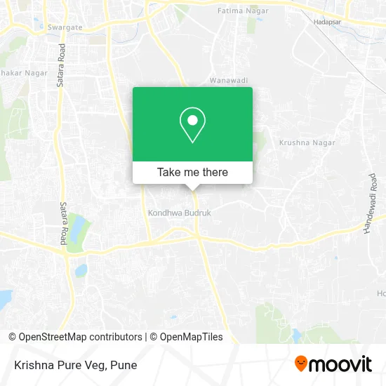 Krishna Pure Veg map