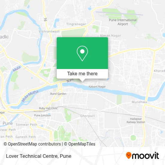 Lover Technical Centre map