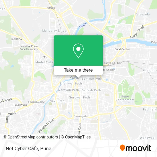 Net Cyber Cafe map