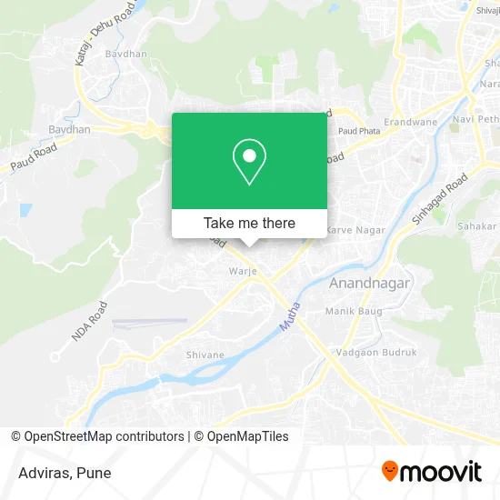 Adviras map