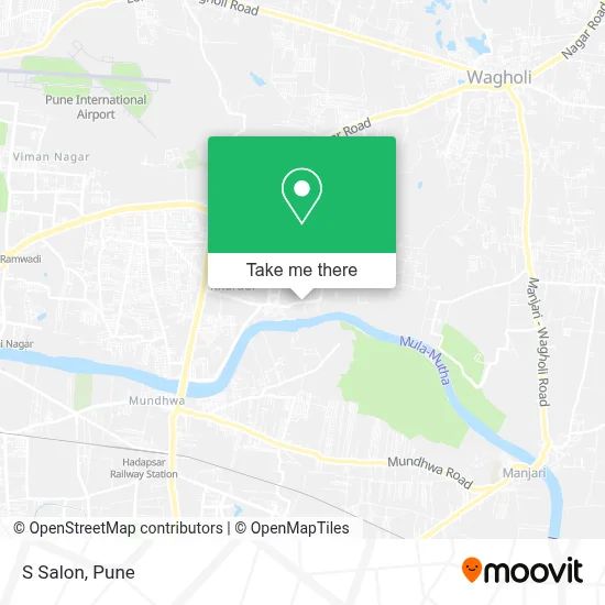 S Salon map