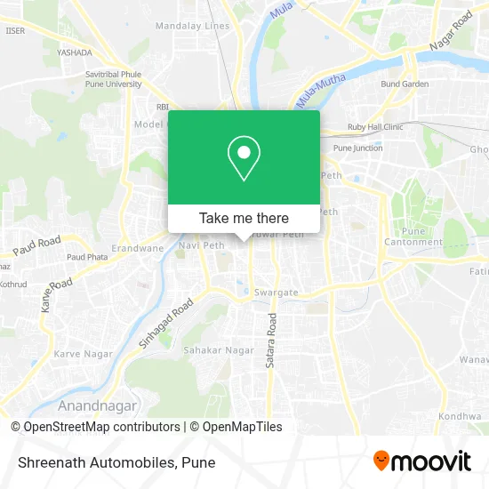 Shreenath Automobiles map